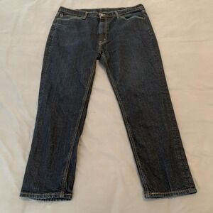 Levis 541 Jeans Mens 40x30 Blue Athletic Tapered Fit Stretch Denim Dark Wash